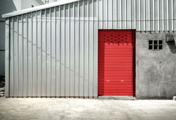 red steel shutter